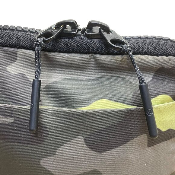 Lululemon Unisex Green/Black Camouflage Adjustable Strap Compact Crossbody Bag - Picture 10 of 13